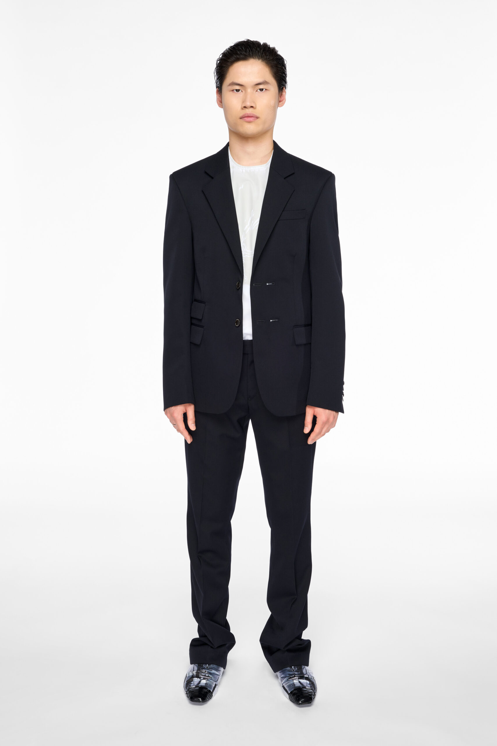 STRAIGHT SUIT TROUSERS